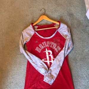 Houston Rockets- Adidas Long Sleeve